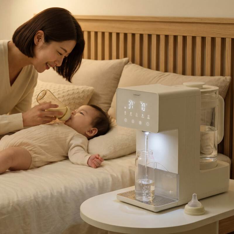 M&aacute;y Đun Nước Pha Sữa Chuẩn Nhiệt & Giữ Ấm 48H LocknLock 2L Cho Mẹ V&agrave; B&eacute; - EJK586IVY, , large image number null